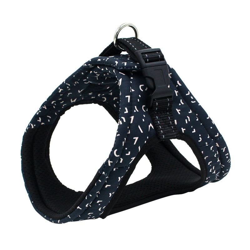 Dog Reflective Printed Chest Strap Set