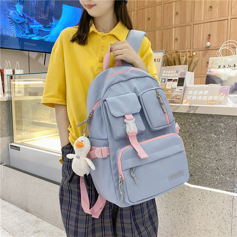 Women's New Japanese Style Simple College / School Style Backpack