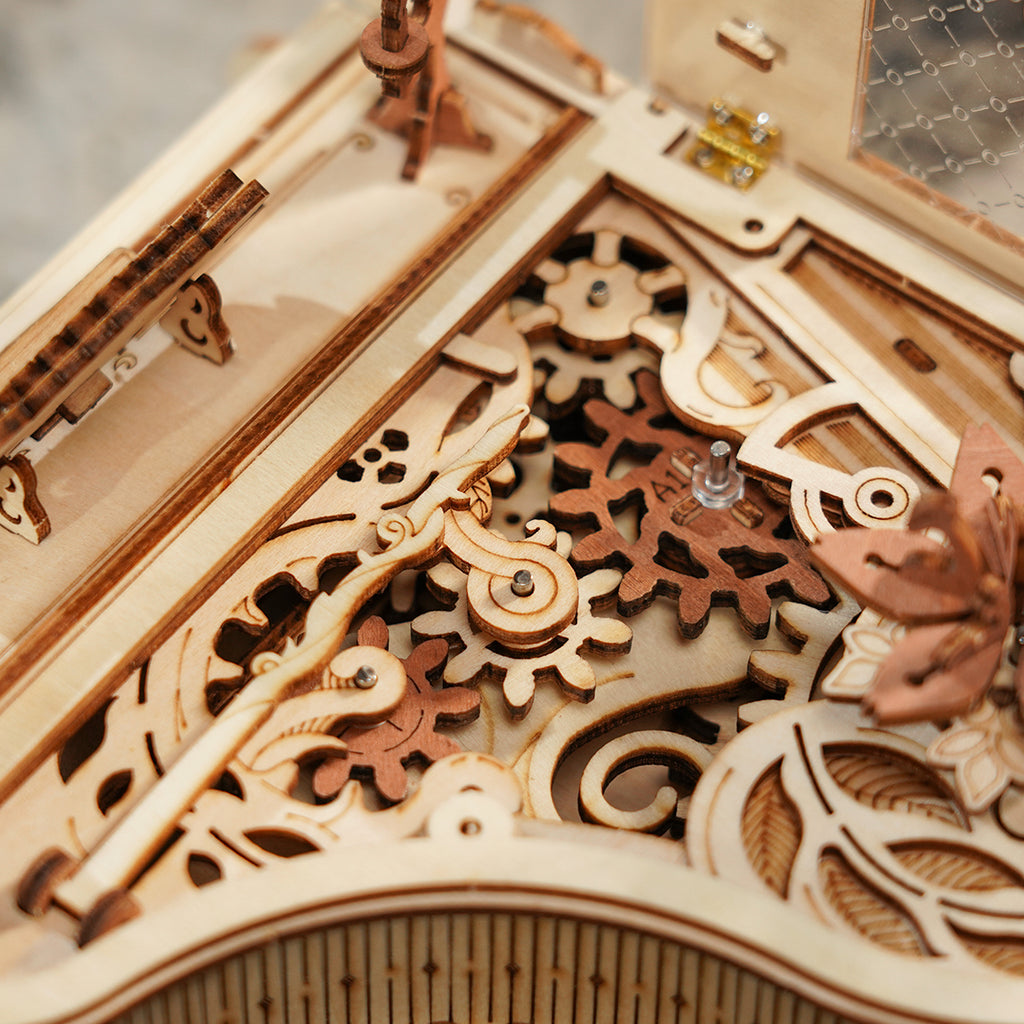 Robotime 3D Wooden Puzzle Magic Piano Music Box - 223pcs