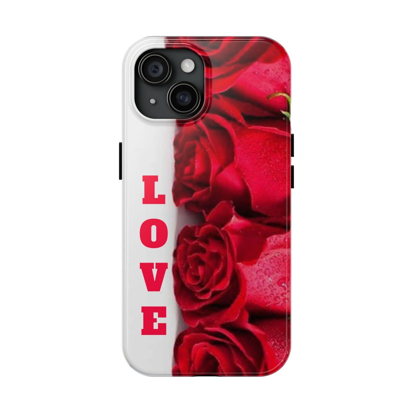 Electronics / Tech & Gadgets: Romantic Rose Love Phone Case, Valentine's Gift, Floral Protective Cover, Cute Phone Accessory, Thoughtful Gift Idea