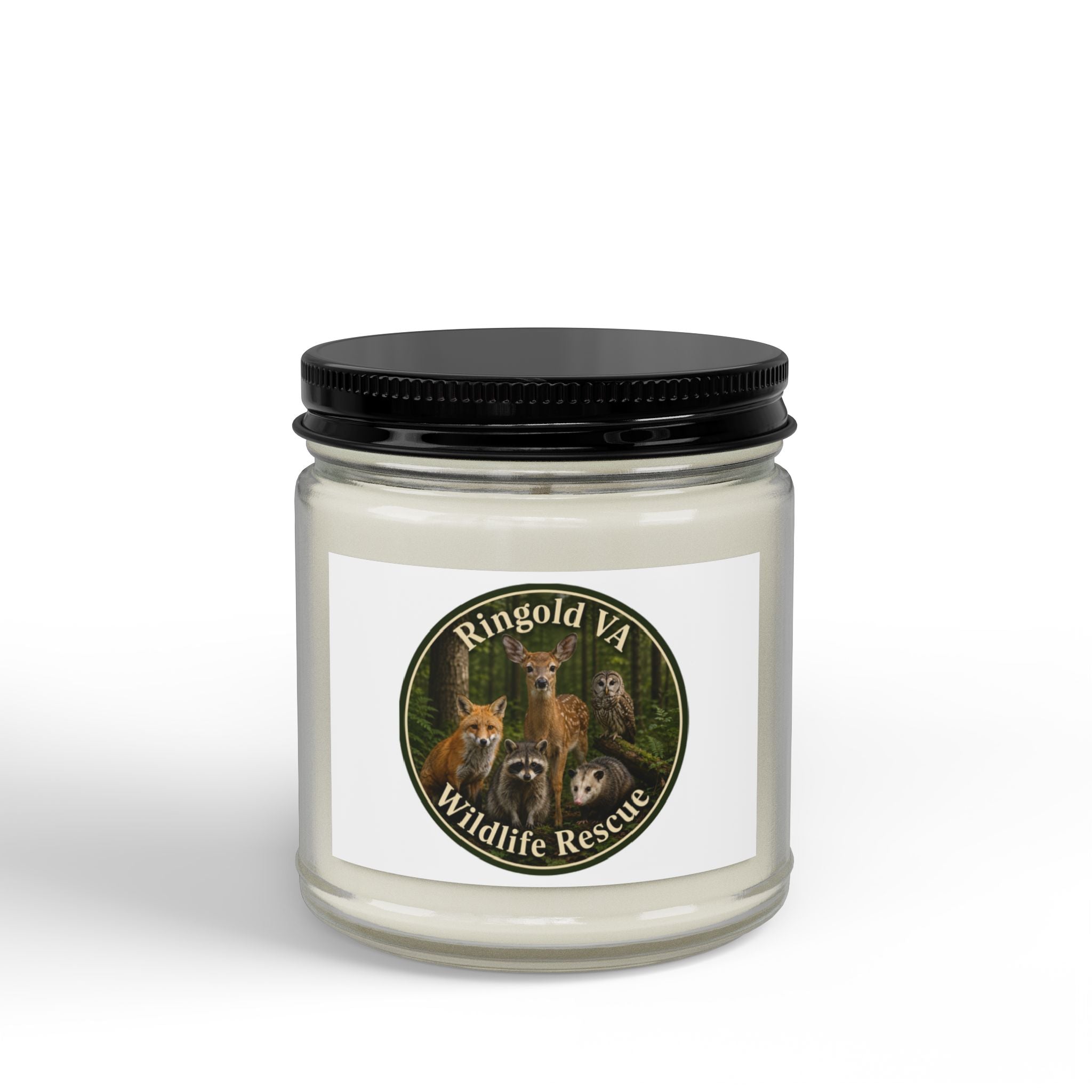 Wildlife Rescue Soy Candle - Ringgold VA Scented Jar (4oz & 9oz)