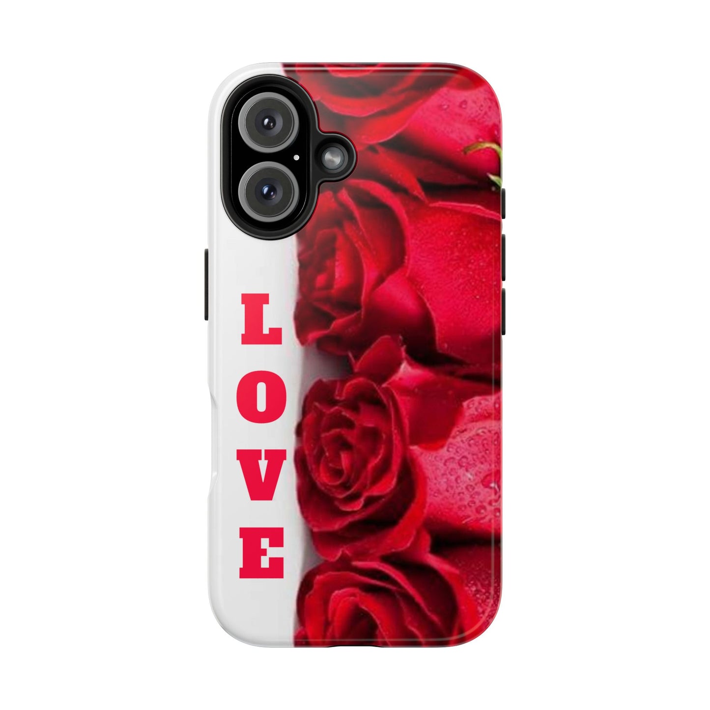 Electronics / Tech & Gadgets: Romantic Rose Love Phone Case, Valentine's Gift, Floral Protective Cover, Cute Phone Accessory, Thoughtful Gift Idea