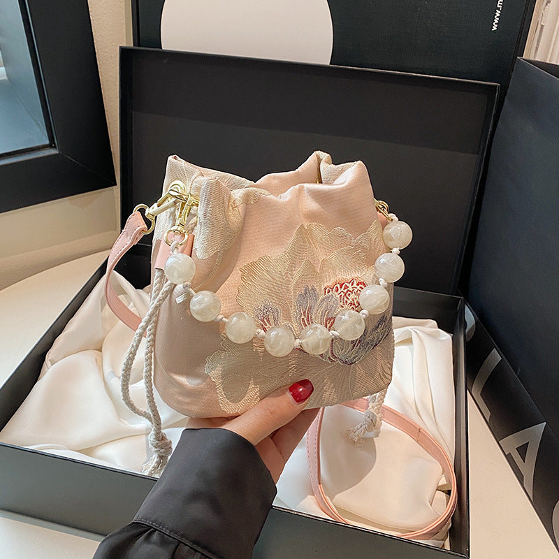 Small New Chinese Embroidery Style Traditional Shoulder Messenger Handbag / Clothing Accessories