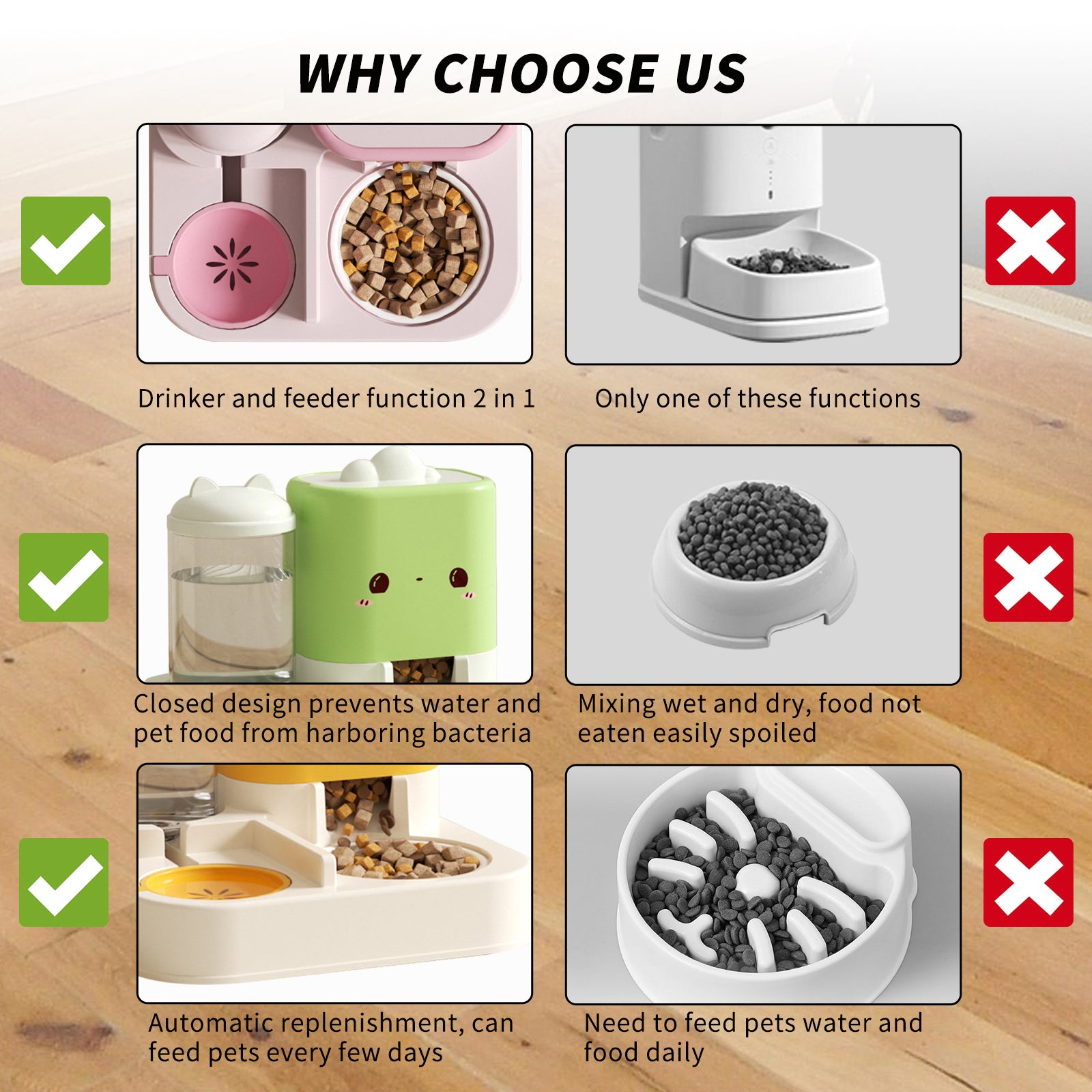 Cartoon Cloud Cat and dog Ear Feeding and Water Feeding, Pet Essential Item for Home and Travel