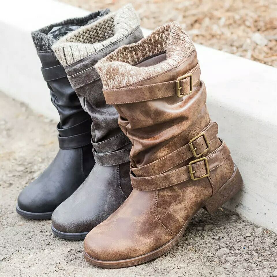 Winter new products low heel 40-43 women's boots / Women US size 5 - 12
