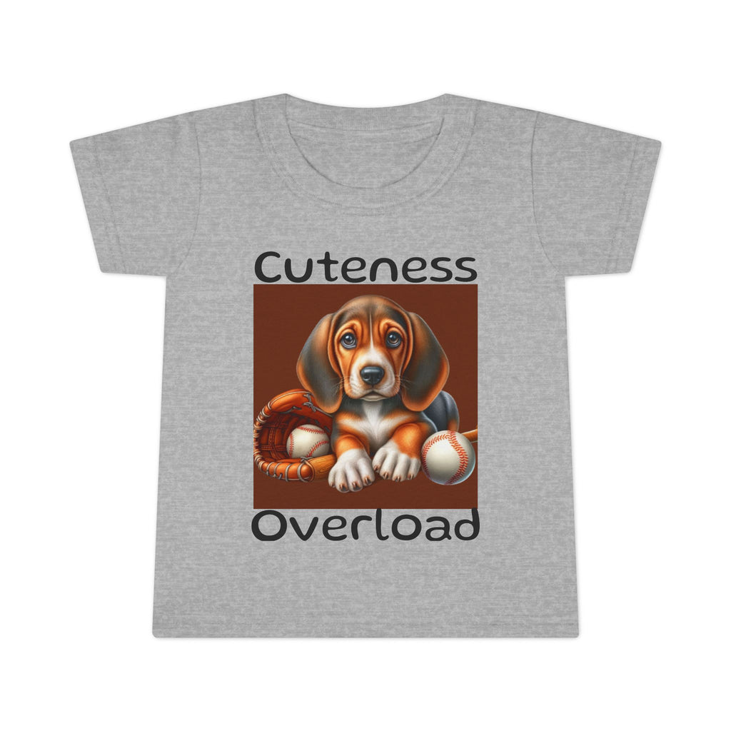 Cute Dog Toddler T-Shirt - Fun Animal Graphic Tee for Kids
