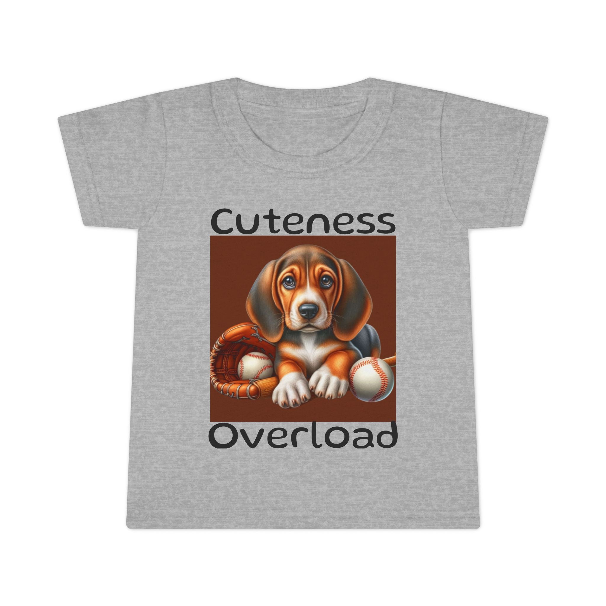 Cute Dog Toddler T-Shirt - Fun Animal Graphic Tee for Kids