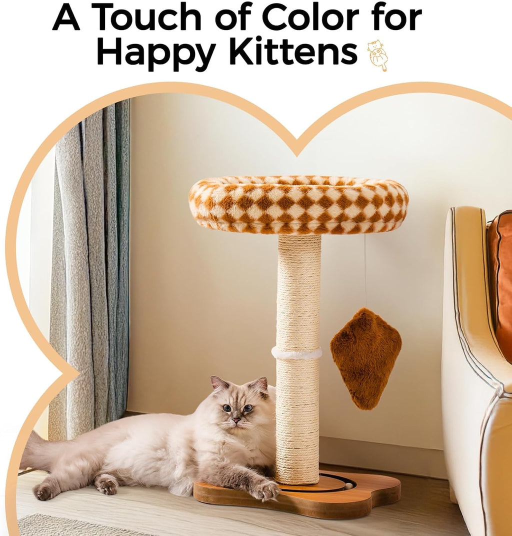 Small Cat Tower with Sisal Scratcher