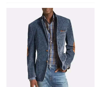 Denim / Casual Solid Color Suit / Men / Teen / Global Fashion