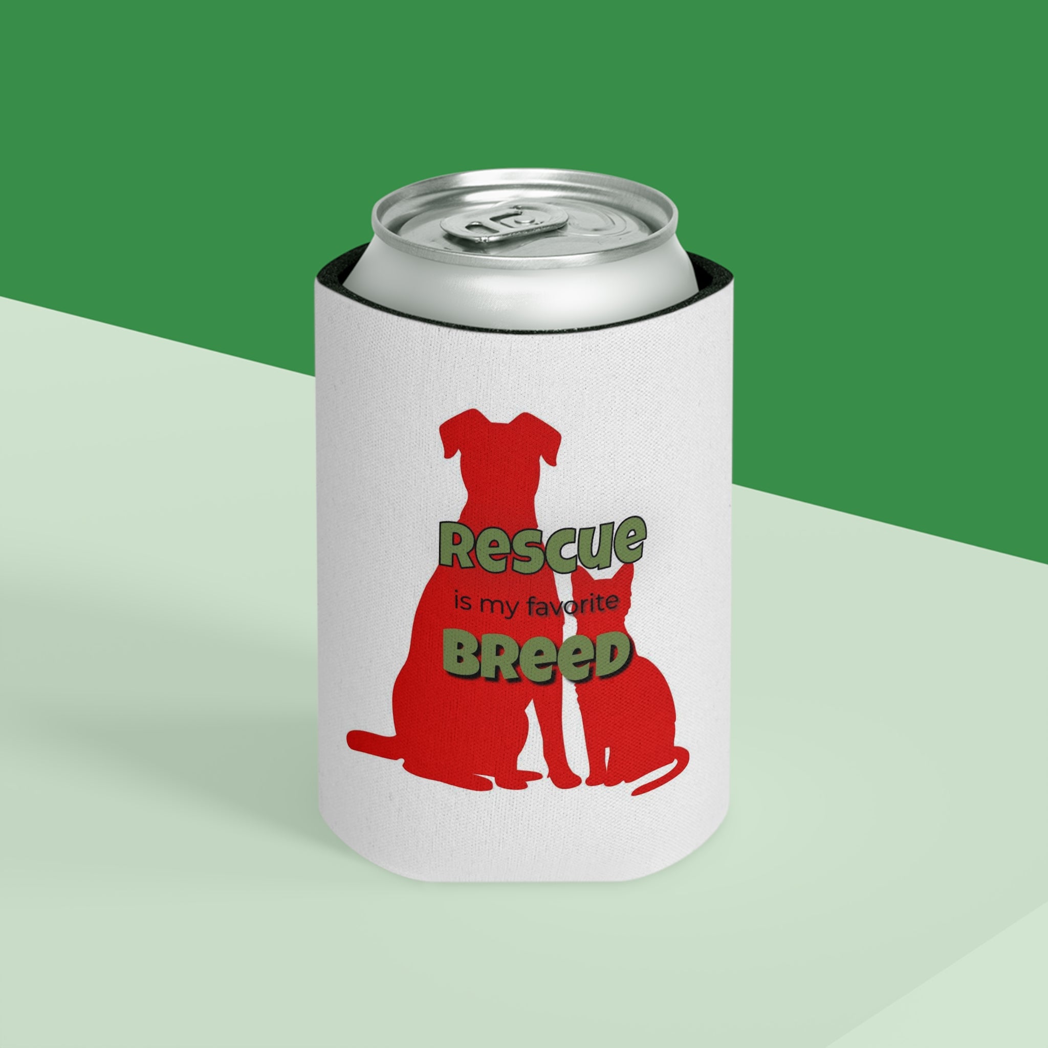 Can Cooler - Rescue Is My Favorite Breed / Rescues First Not Buy Dog Lover Can Cooler