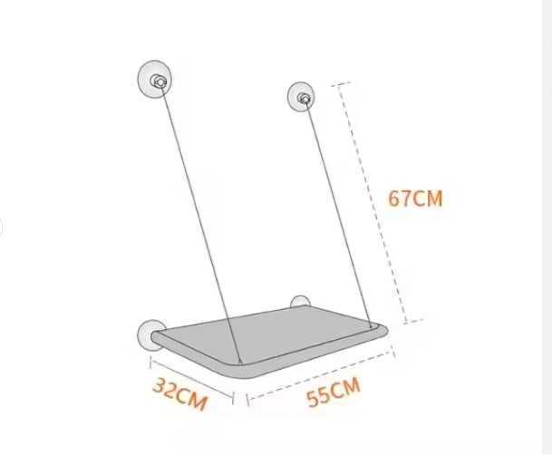 Cat Window Hammock with Suction Cups | Relaxing Perch for Cats