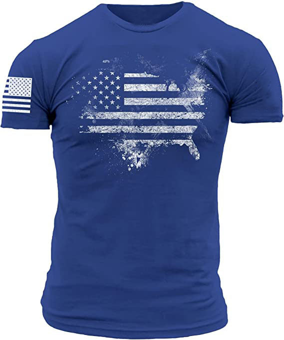 American Acid 1776 US Flag Men Clothing T-Shirt