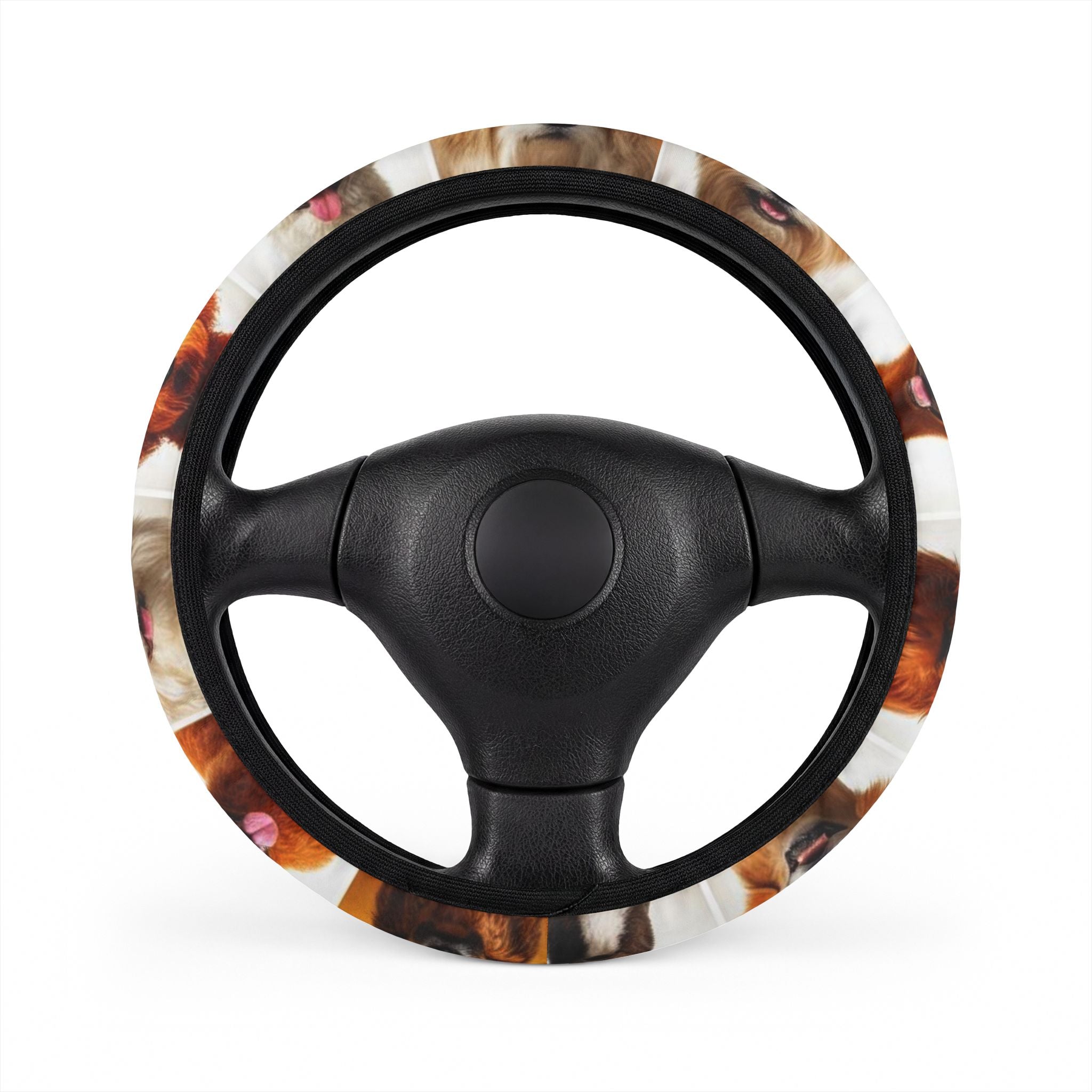 Dog lover, Car Steering Wheel Cover by Stargabi.com