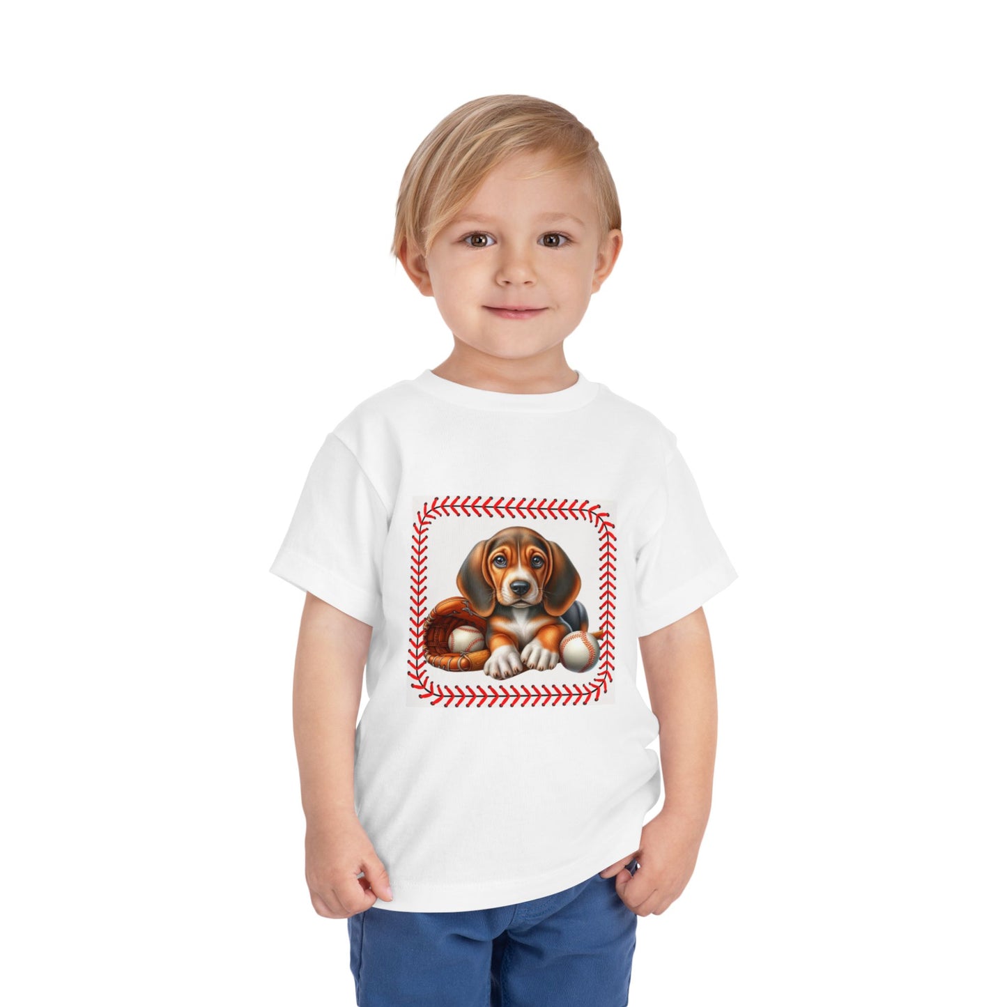 Clothing/ Toddler/ Tee Shirt: Adorable Toddler Dog Tee, Cute Pet Shirt, Kids Animal T-Shirt, Toddler Baseball Tee, Gift for Dog Lovers