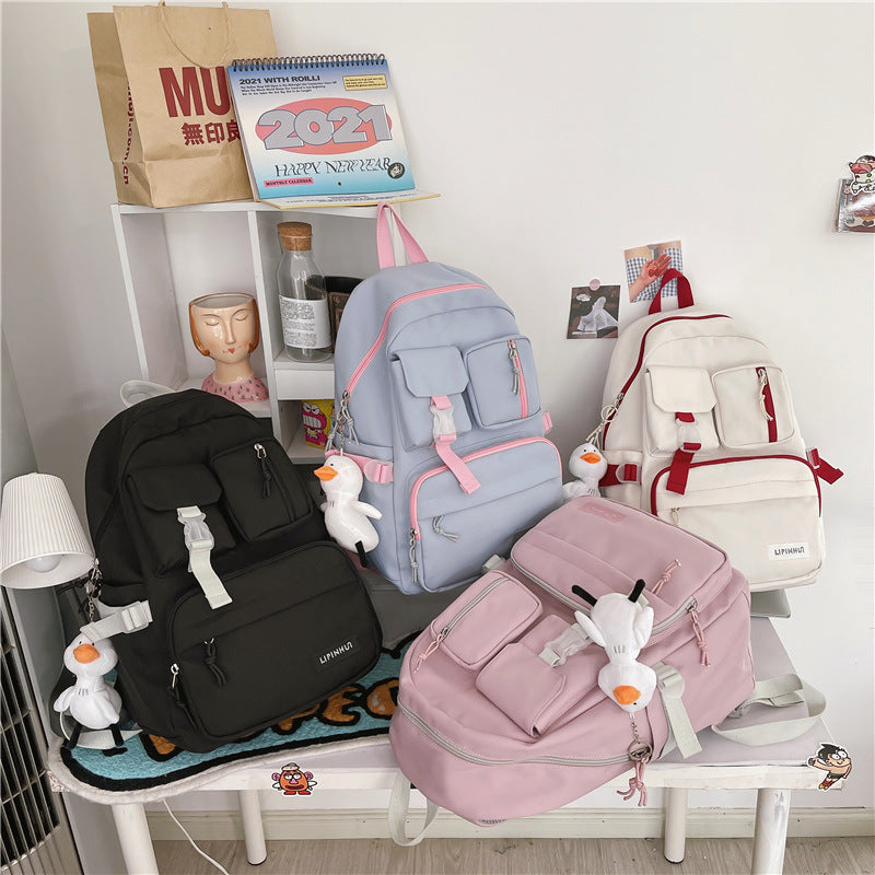 Women's New Japanese Style Simple College / School Style Backpack