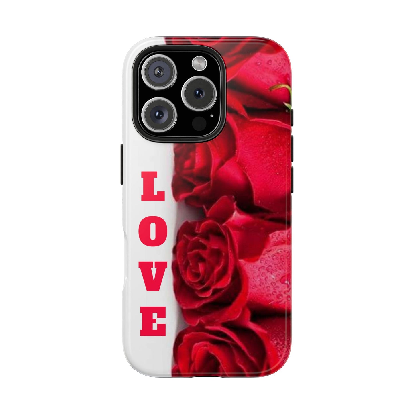 Electronics / Tech & Gadgets: Romantic Rose Love Phone Case, Valentine's Gift, Floral Protective Cover, Cute Phone Accessory, Thoughtful Gift Idea