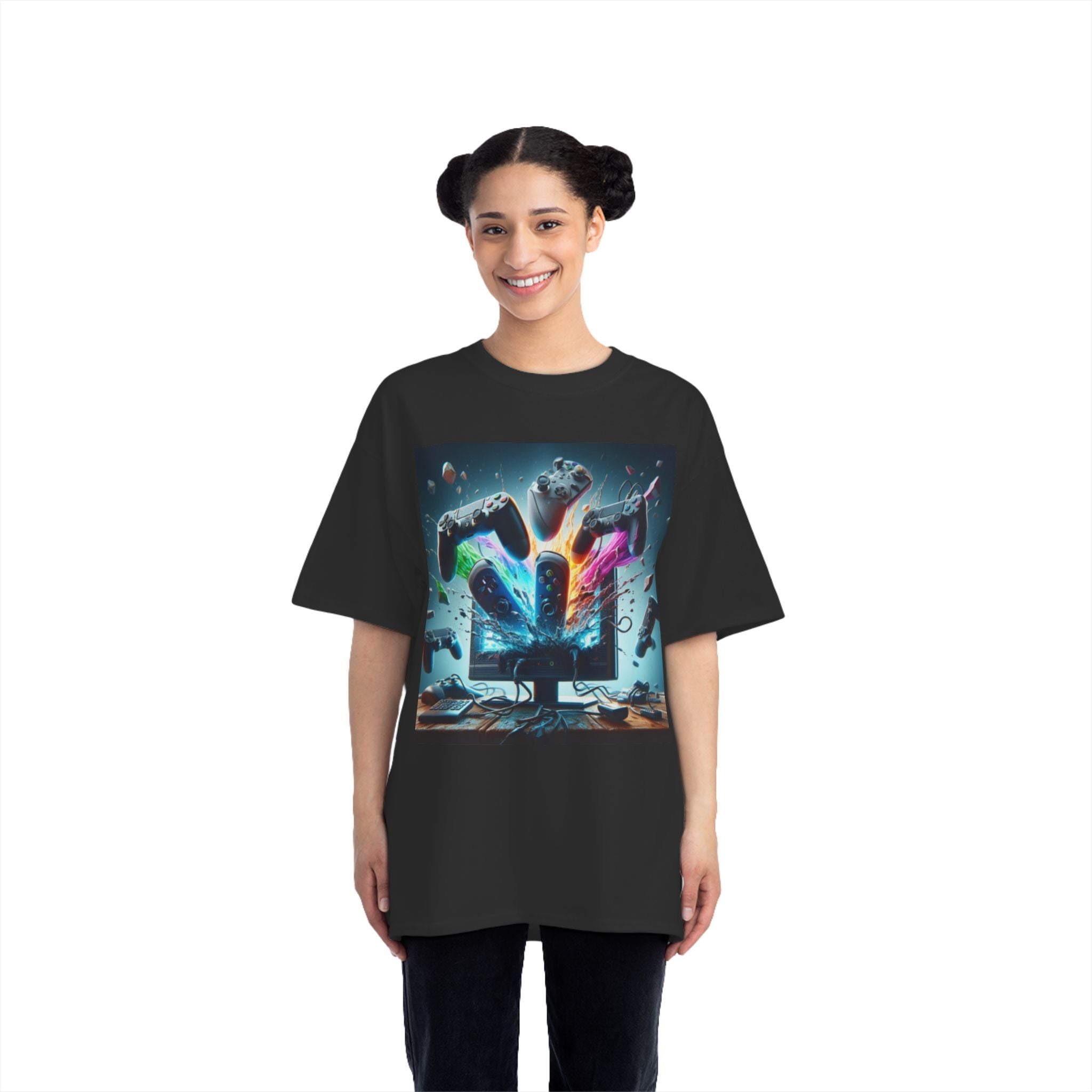 Gaming Explosion T-Shirt - Unisex Gamer Tee for Video Game Lovers