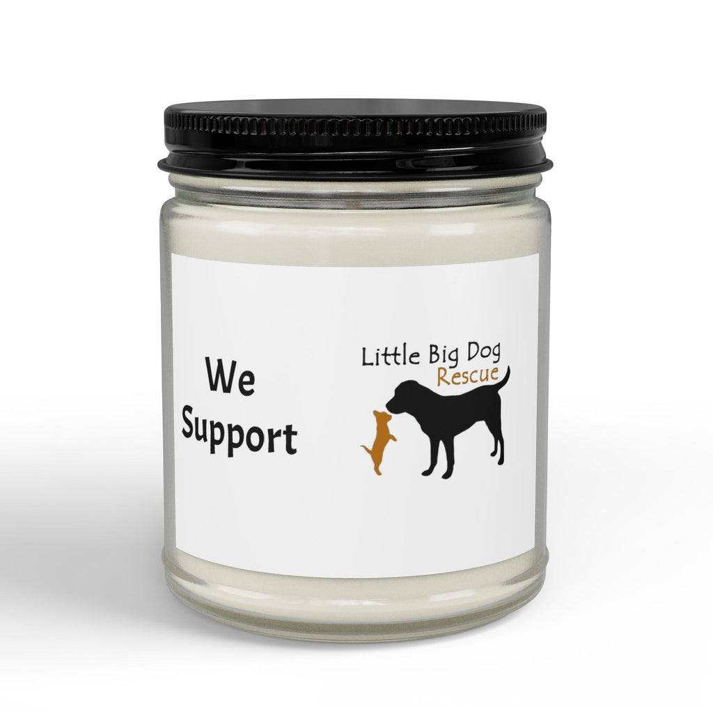 Soy Support Candle — 4oz & 9oz Amber Jar (We Support Little Big Dog Rescue)
