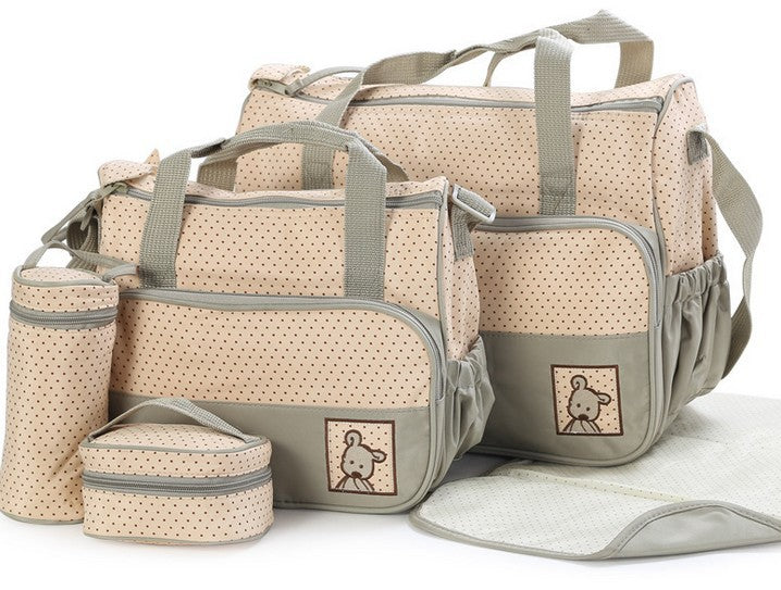 5pc. Large Capacity Diaper Bag Set