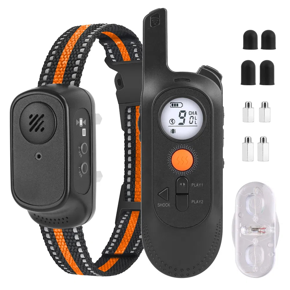 Dog Training Collar 984FT Range | Waterproof Rechargeable with 3 Modes