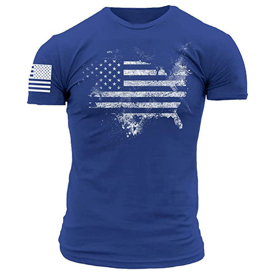 American Acid 1776 Us Flag Men Clothing T-Shirt