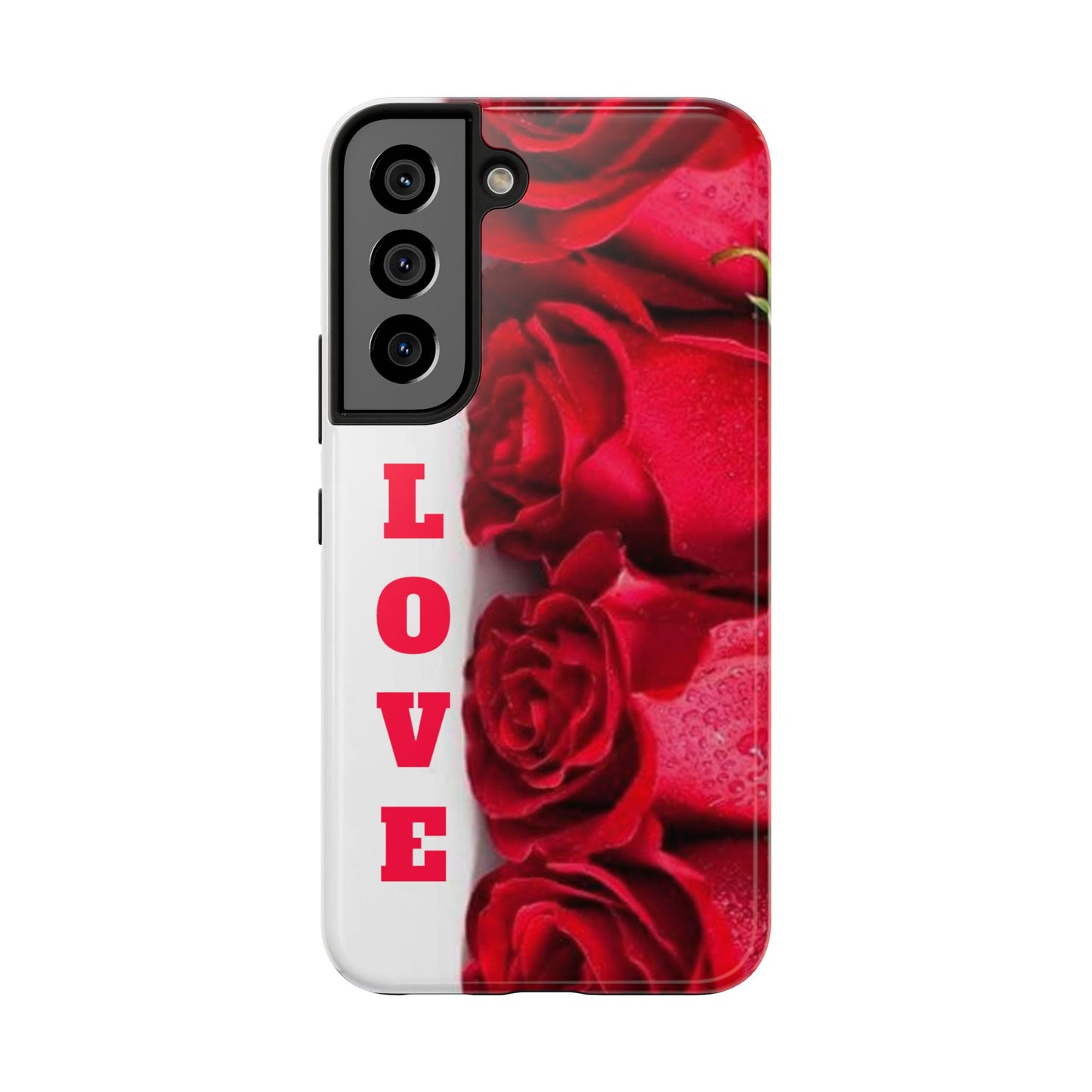Electronics / Tech & Gadgets: Romantic Rose Love Phone Case, Valentine's Gift, Floral Protective Cover, Cute Phone Accessory, Thoughtful Gift Idea
