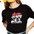 French Bull Dog Print Top T Shirt