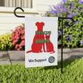 Rescue Is My Favorite Breed Garden Flag — Support Shelter Pets Outdoor Banner Homeward Trails Animal Rescue