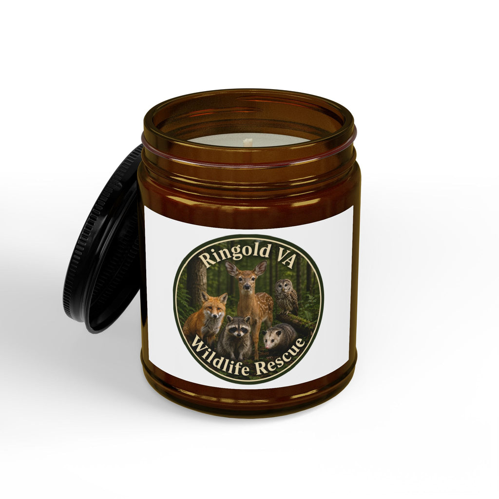 Wildlife Rescue Soy Candle - Ringgold VA Scented Jar (4oz & 9oz)