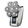 1Pc Head Shavers / Beard Trimmer 5 In 1 7D Electric Rotary Razor Rechargeable