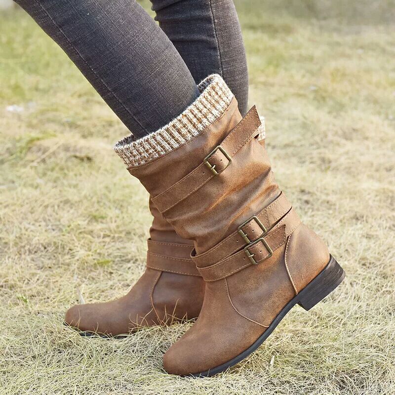 Winter new products low heel 40-43 women's boots / Women US size 5 - 12