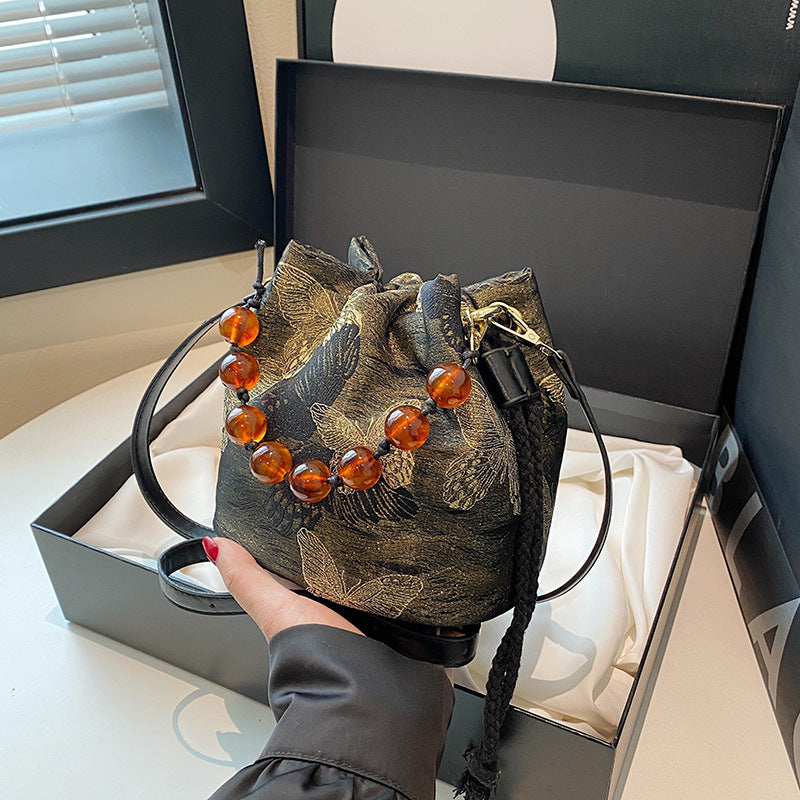 Small New Chinese Embroidery Style Traditional Shoulder Messenger Handbag / Clothing Accessories