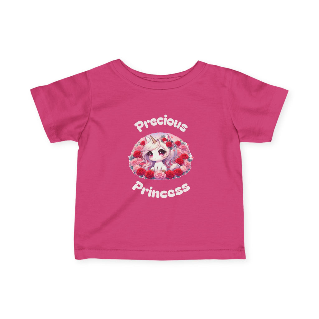 Cute Unicorn Infant Tee with Roses - Adorable Baby T-Shirt Gift