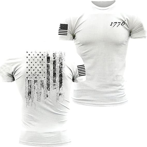 American Acid 1776 US Flag Men Clothing T-Shirt