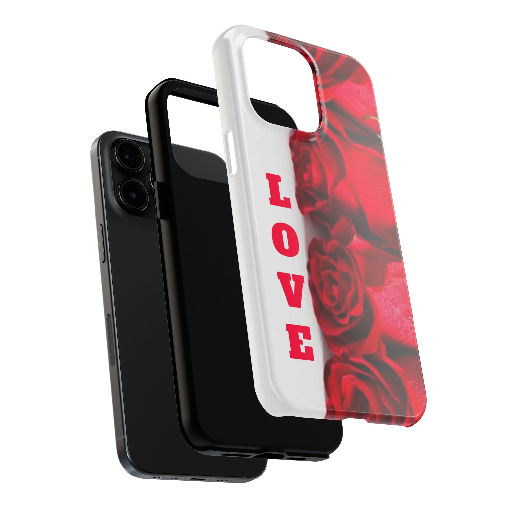 Romantic Rose Love Phone Case - Floral Valentine's Gift