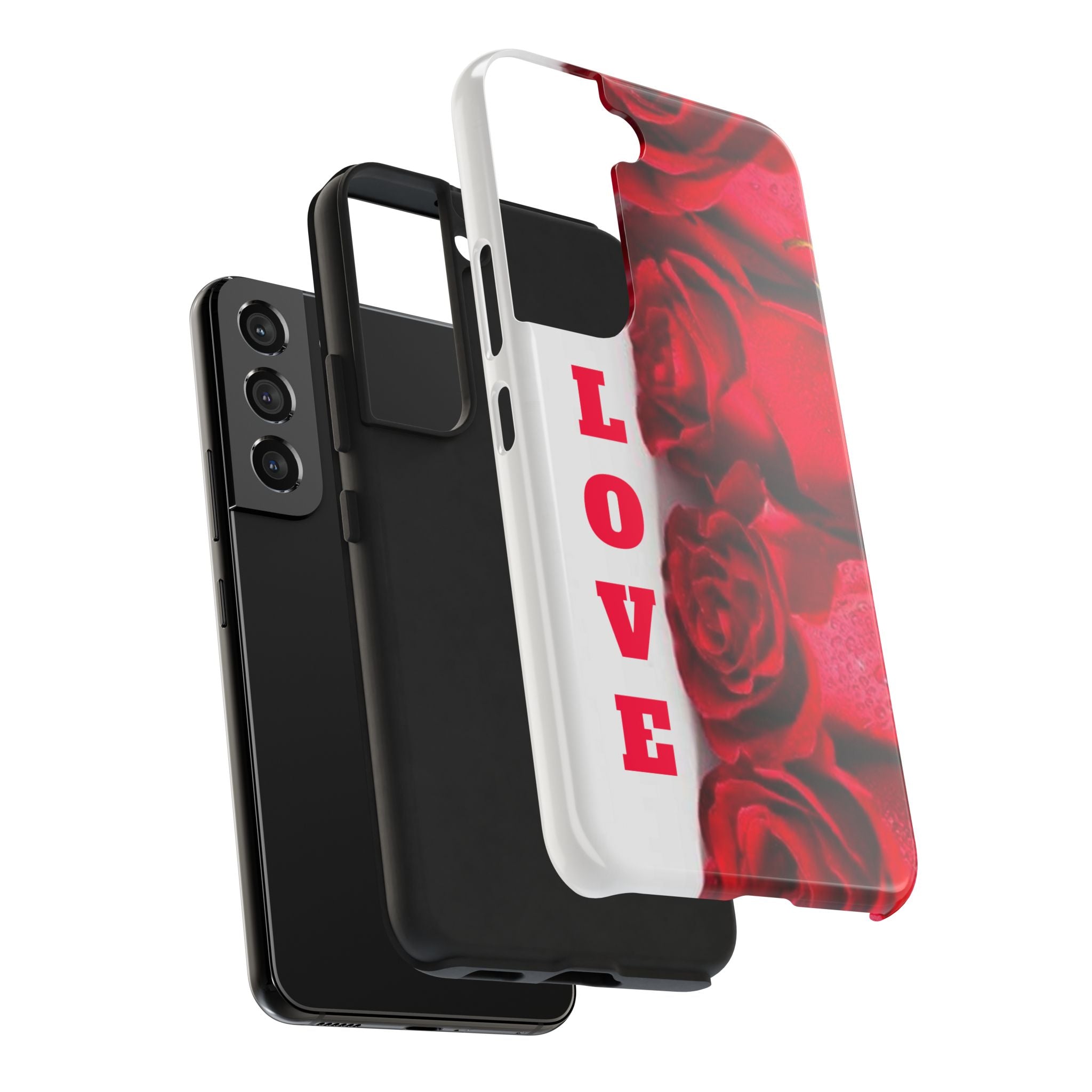 Romantic Rose Love Phone Case - Floral Valentine's Gift