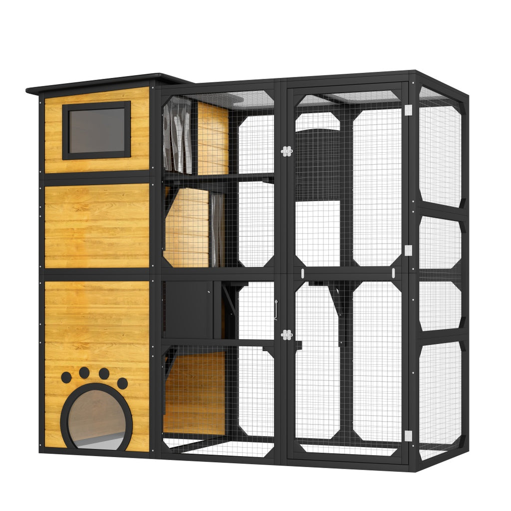 Large Cat Catio 4 Tiers Cat Enclosure for Outdoor