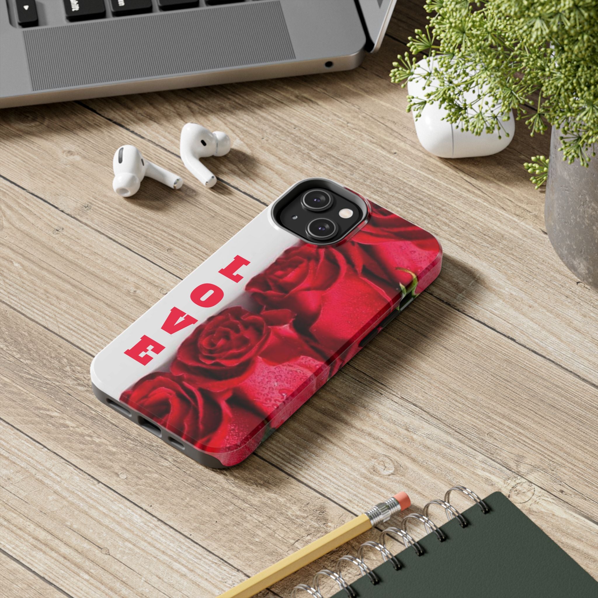 Romantic Rose Love Phone Case - Floral Valentine's Gift