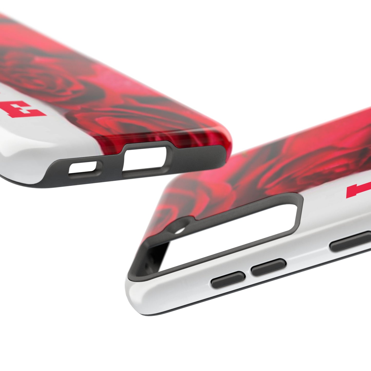 Electronics / Tech & Gadgets: Romantic Rose Love Phone Case, Valentine's Gift, Floral Protective Cover, Cute Phone Accessory, Thoughtful Gift Idea