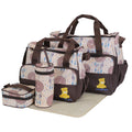 5Pcs Baby Diaper Bag Set / Travel Tote Bags