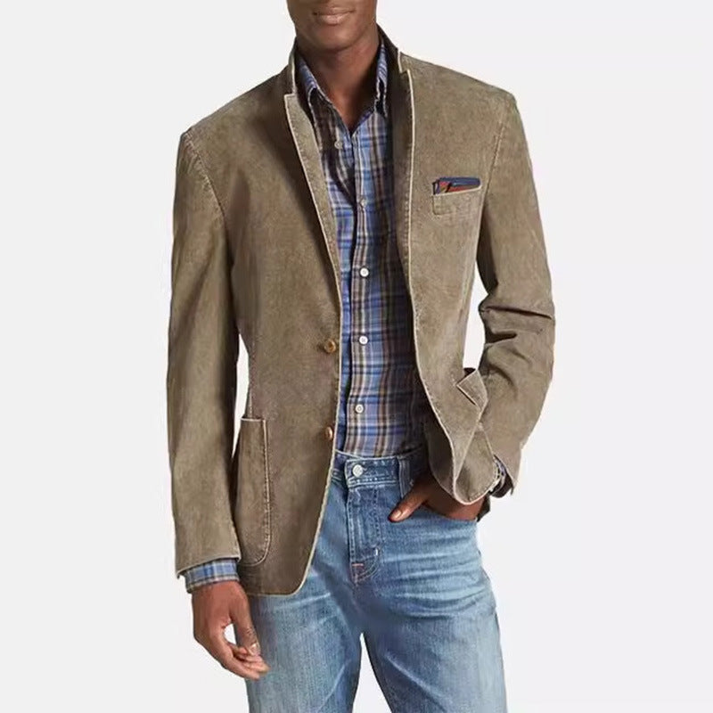 Denim / Casual Solid Color Suit / Men / Teen / Global Fashion
