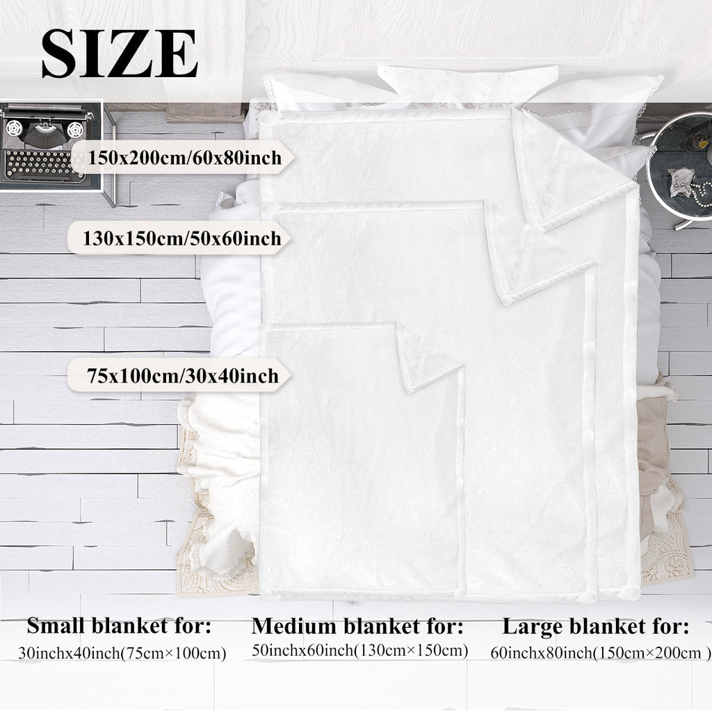 1pc Cute Cartoon Blanket / Lapdog Heart Pattern