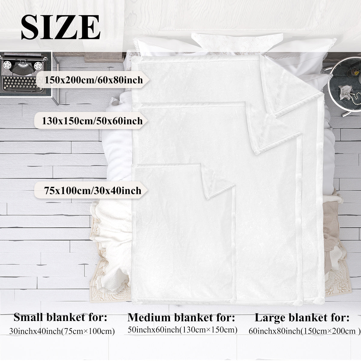 1pc Cute Cartoon Blanket / Lapdog Heart Pattern