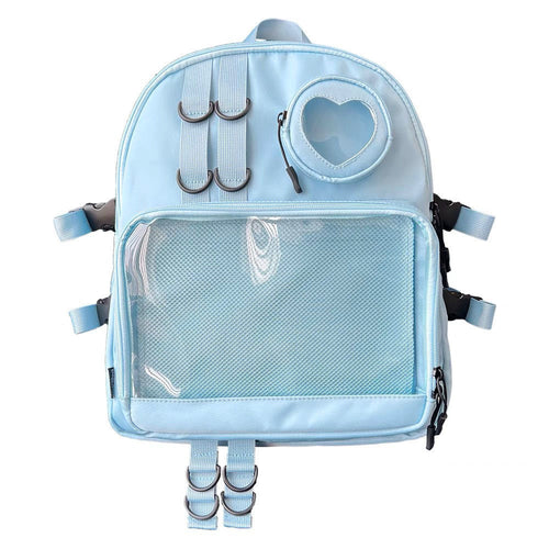 Backpack Junior High School Bag Large Capacity Canvas Leisure Travel