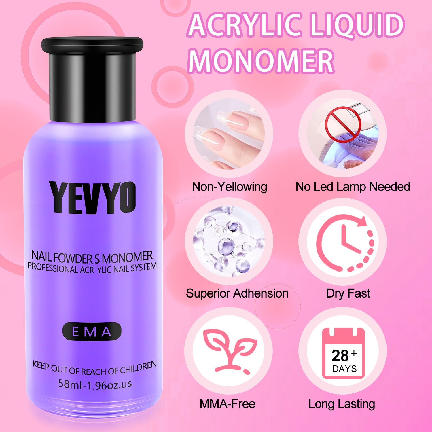 Professional Acrylic Nail Kit and Art Tools