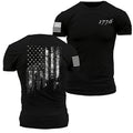 American Acid 1776 US Flag Men Clothing T-Shirt