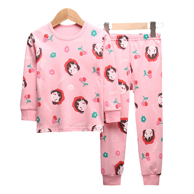 Sleepwear Cotton Autumn Clothing and Pants Set