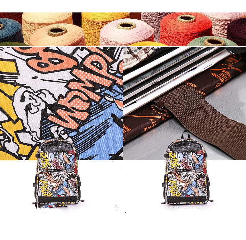 Women's Korean Style Large Capacity Travel Bag / College / School Backpack