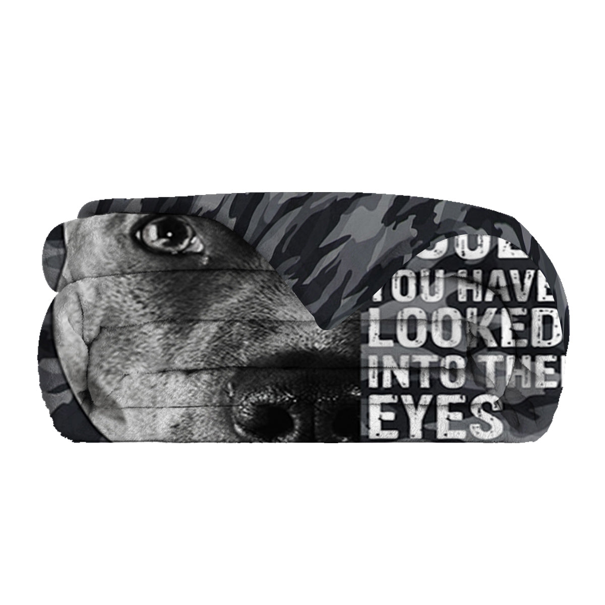 1pc Flannel Black Background Dog Cute Pet Theme Printed Blanket